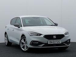White Used 2021 Seat Leon FR Hatchback | £13,998 (Fair price)