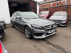 Grey Used 2017 Mercedes C350e AMG Line Premium Plus Estate | £10,950 (Fair price)