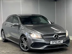 Grey Used 2018 Mercedes A180 AMG line Hatchback | £12,145 (Good price)
