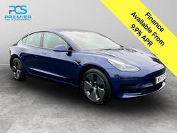 Blue Used 2021 Tesla Model 3 Standard Range Plus Sedan | £16,495 (Fair price)