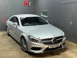 Silver Used 2017 Mercedes CLS220 AMG line Coupe | £10,490 (Fair price)