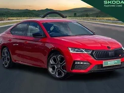 Red Used 2023 Skoda Octavia vRS Hatchback | £26,780 (Fair price)