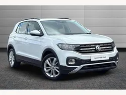 Pure white Used 2019 VW T-Cross SE SUV | £11,895 (Fair price)