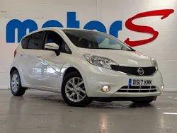 Pearl storm white Used 2017 Nissan Note Acenta Premium MPV | £6,555 (Fair price)