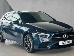 Blue Used 2022 Mercedes A250 AMG Line Premium Plus Hatchback | £26,600 (Expensive)