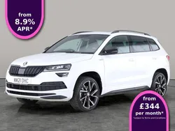 White Used 2021 Skoda Karoq SportLine SUV | £23,143 (A bit pricey)