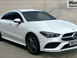 White Used 2021 Mercedes CLA250e AMG Line Premium Sedan | £20,732 (Fair price)