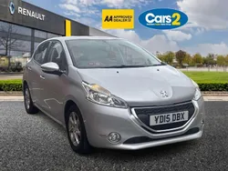 Silver Used 2015 Peugeot 208 Active Hatchback | £4,250 (Good price)