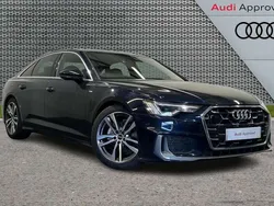 Blue Used 2023 Audi A6 S-Line Sedan | £29,293 (Fair price)
