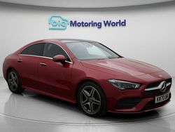 Red Used 2021 Mercedes CLA220 AMG line Sedan | £21,500 (Fair price)