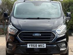Black Used 2018 Ford Transit Custom Limited | £10,990 (A bit pricey)