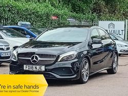 Black Used 2018 Mercedes A200 AMG Line Premium Hatchback | £11,294 (Good price)