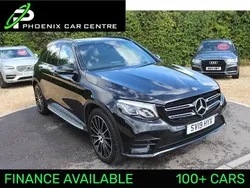 Obsidian black metallic Used 2019 Mercedes GLC220 AMG SUV | £20,995 (Fair price)