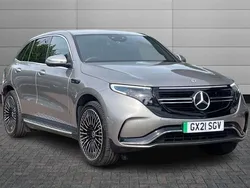 Mojave silver Used 2021 Mercedes EQC400 AMG Line Premium Plus SUV | £31,195 (Fair price)