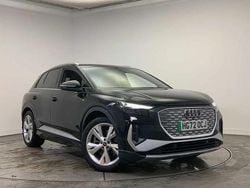 Black Used 2022 Audi Q4 e-tron S-Line SUV | £27,500 (Fair price)