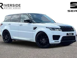 Fuji white Used 2019 Land Rover Range Rover Sport Autobiography Dynamic SUV | £33,990 (Fair price)