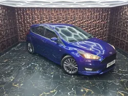 Blue Used 2018 Ford Focus ST-Line Hatchback | £7,599 (Good price)
