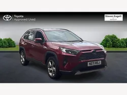 Red Used 2021 Toyota RAV4 Hybrid Design SUV | £28,106 (Fair price)
