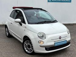 White Used 2009 Fiat 500C Lounge Cabriolet | £5,250