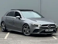Grey Used 2018 Mercedes A250 AMG Line Premium Plus Hatchback | £13,795 (Expensive)