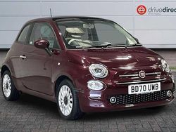 Red Used 2020 Fiat 500 Lounge Hatchback | £7,100 (Fair price)