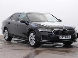 Midnight black metallic Used 2024 Skoda Superb SE L Hatchback | £29,795 (Expensive)