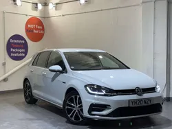 White Used 2020 VW Golf VIII R-line Edition Hatchback | £20,999 (A bit pricey)