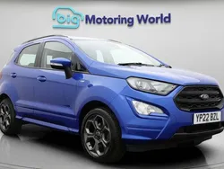 Blue Used 2022 Ford Ecosport ST-Line SUV | £10,300 (Fair price)