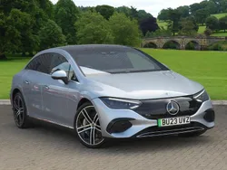 Hightech silver metallic Used 2023 Mercedes EQE300 Exclusive Luxury Sedan | £39,900