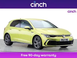 Yellow Used 2021 VW Golf VIII R-line Hatchback | £16,949 (Fair price)