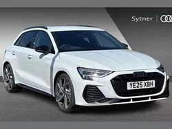 White New 2025 Audi A3 Black Edition Hatchback | £35,000 (Expensive)