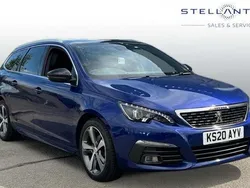 Blue Used 2020 Peugeot 308 GT-line Estate | £12,225 (Fair price)