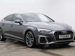 Grey Used 2021 Audi A5 Sportback S-Line Hatchback | £22,559 (Fair price)
