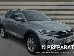 Pyrite silver metallic Used 2024 VW T-Roc Style SUV | £26,295 (Fair price)