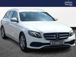 White Used 2017 Mercedes E220 SE Estate | £13,995 (Super price)