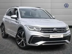 Silver Used 2021 VW Tiguan R-line SUV | £24,990 (A bit pricey)