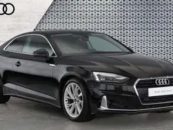 Brilliant black Used 2022 Audi A5 Sport Coupe | £23,797 (Super price)