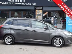 Grey Used 2016 Ford Grand C-Max Zetec MPV | £8,500 (Fair price)
