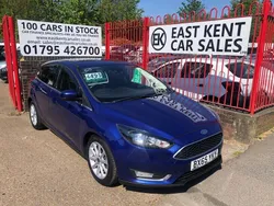 Blue Used 2015 Ford Focus Titanium Hatchback | £4,000
