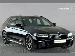 Black Used 2022 BMW 520 M Sport Estate | £34,000 (A bit pricey)