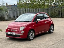 Red Used 2010 Fiat 500C Lounge Cabriolet | £1,495