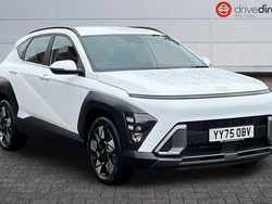 Special solid atlas white New 2025 Hyundai Kona Advanced SUV | £24,999 (Good price)