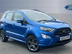 Blue Used 2022 Ford Ecosport ST-Line SUV | £11,370 (Fair price)