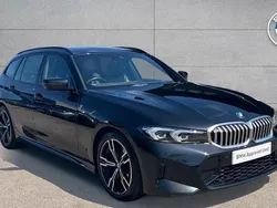 Black sapphire metallic paint Used 2023 BMW 320 M Sport Estate | £28,994 (Fair price)