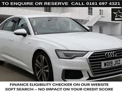 White Used 2019 Audi A6 S-Line Sedan | £18,970 (Good price)