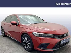 Premium crystal red Used 2024 Honda Civic Elegance | £27,490 (Good price)