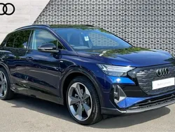 Blue Used 2024 Audi Q4 e-tron Black Edition SUV | £39,604 (A bit pricey)