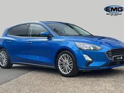 Blue Used 2020 Ford Focus Titanium X Hatchback | £12,799 (Fair price)