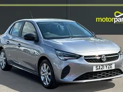 Quartz grey metallic Used 2021 Vauxhall Corsa Hatchback | £9,500 (Good price)