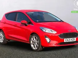 Red Used 2021 Ford Fiesta Titanium X Hatchback | £15,099 (Fair price)